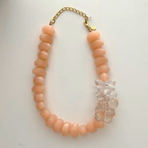 Pink costume jewelry necklace